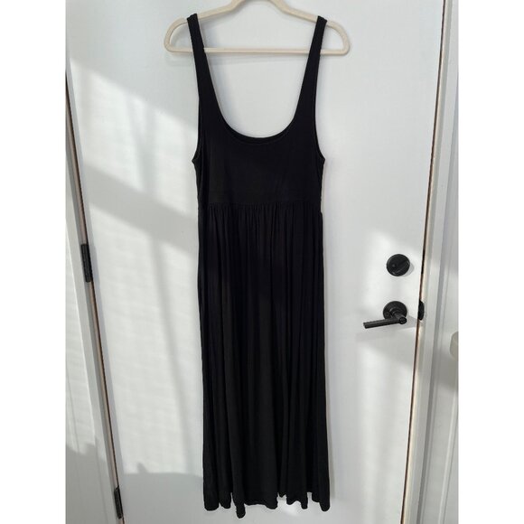 Wilfred Free Assonance Aritzia Dress Size Large Sleeveless Scoop Neck Black Chic - Picture 4 of 9